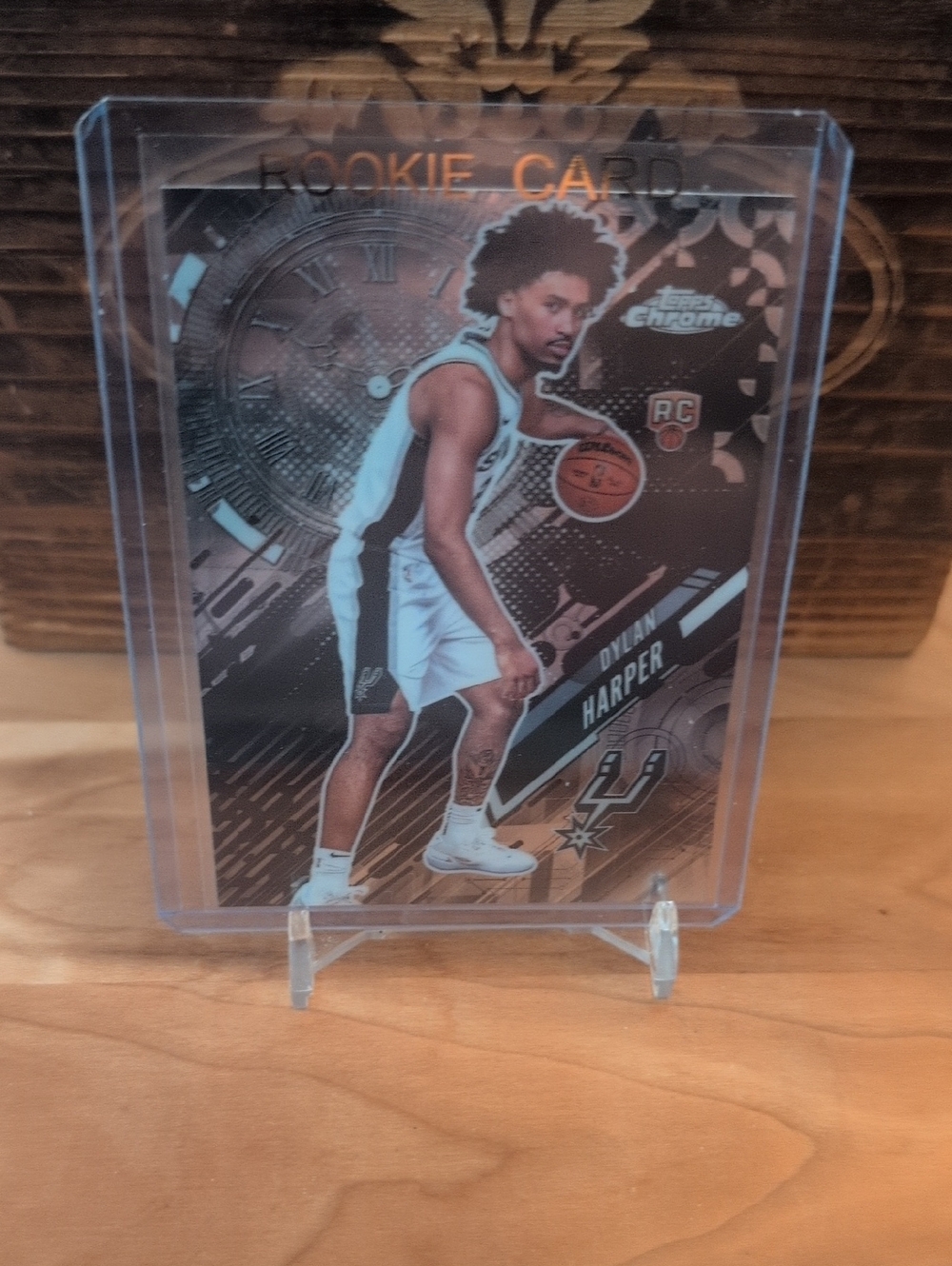 2025-26 Topps Chrome Dylan Harper Go Time Rookie Card Spurs